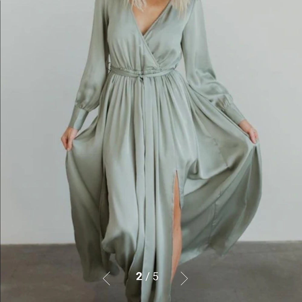 Baltic born Jenna maxi dress with tags sage XS